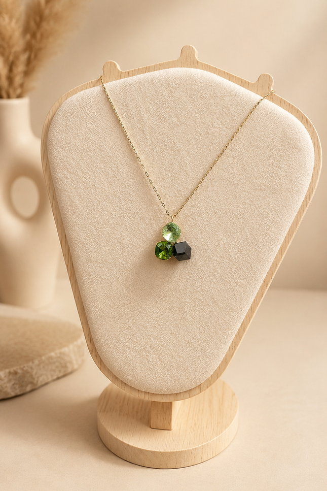 Collier Trilogie  - Vert