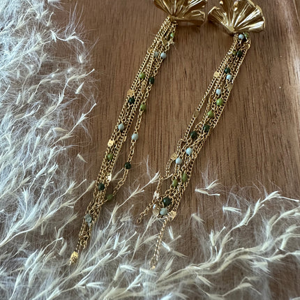 Boucles d'oreilles Gina - Dorée