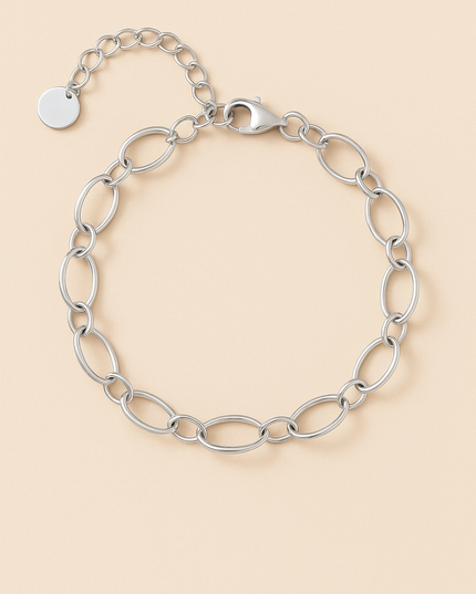 Bracelet pour charms Aurore - Argenté