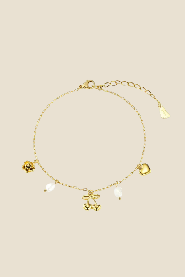 Bracelet de cheville Calista - Doré