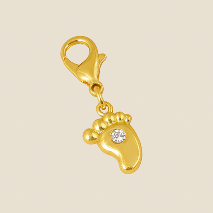 Charm Pied Bébé  - Doré