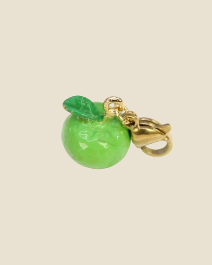 Charm Pomme verte - Doré