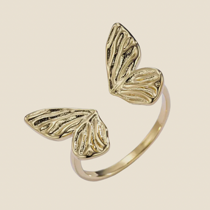 Bague Éclat d’ailes  - Dorée