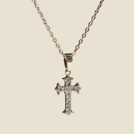 Collier Croix - Argenté