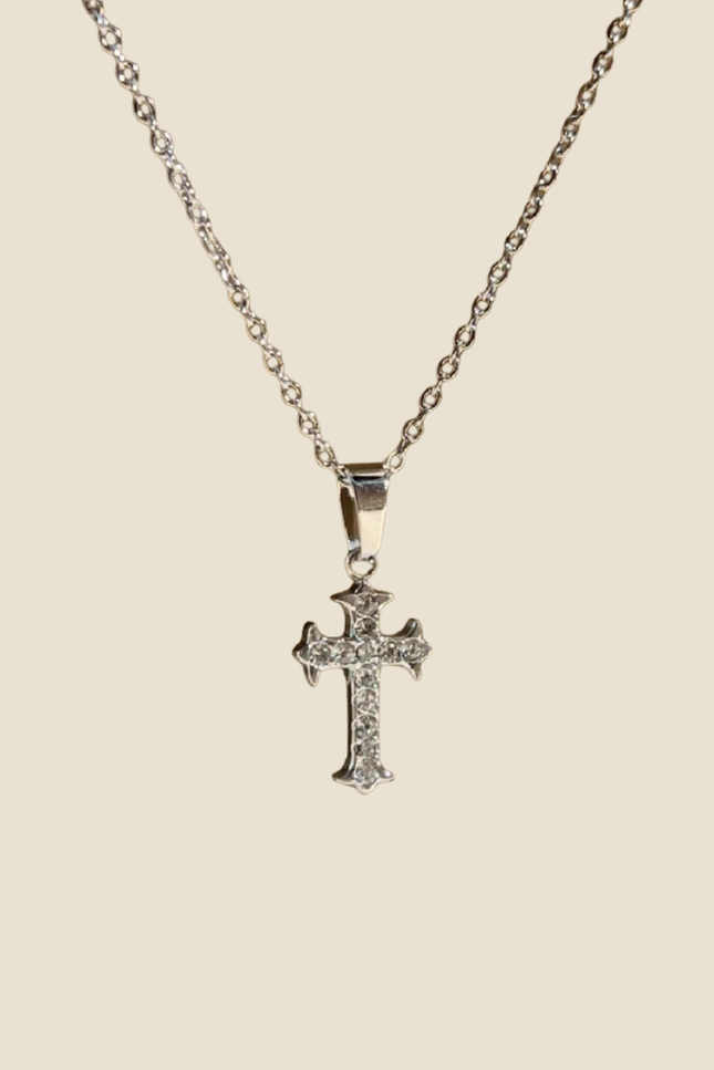 Collier Croix - Argenté