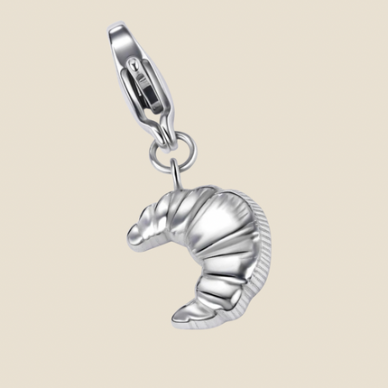 Charm Croissant - Argenté