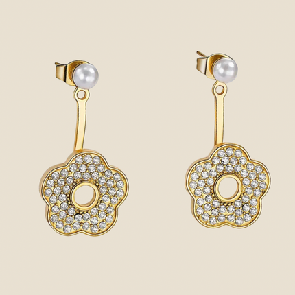 Boucles d'oreilles Mirella - Dorée