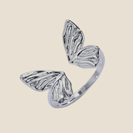 Bague Éclat d’ailes  - Argentée