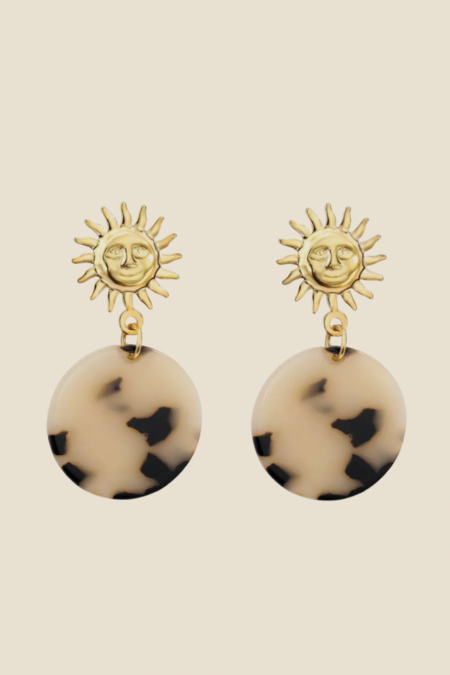Boucles d'oreilles Soleil Nomade - Dorée