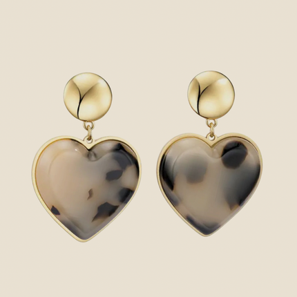 Boucles d'oreilles Cœur Nomade - Dorée