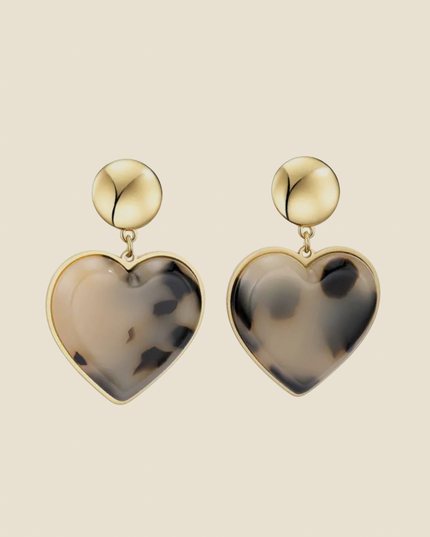 Boucles d'oreilles Cœur Nomade - Dorée