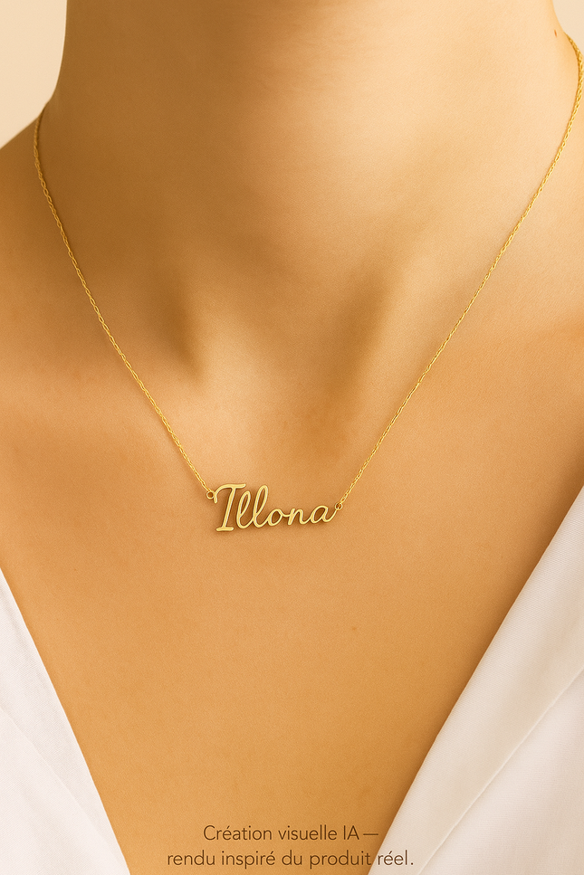 Collier Élégance Name - Personnalisé