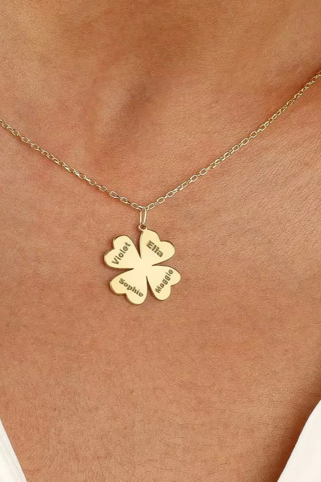 Collier Trèfle - Personnalisé