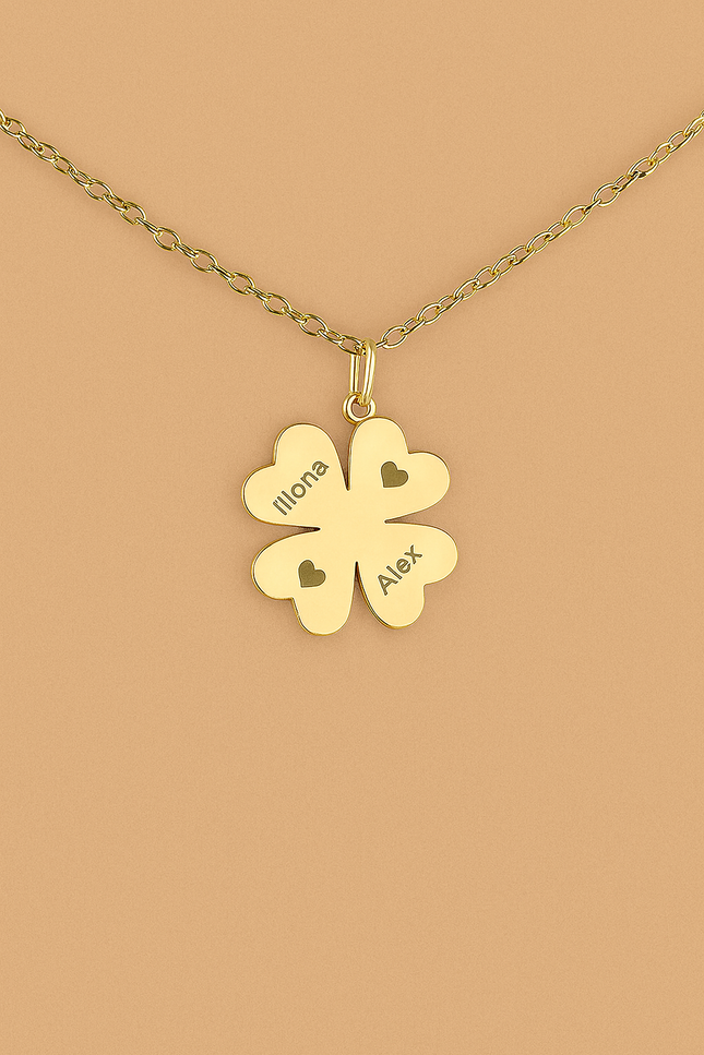 Collier Trèfle - Personnalisé