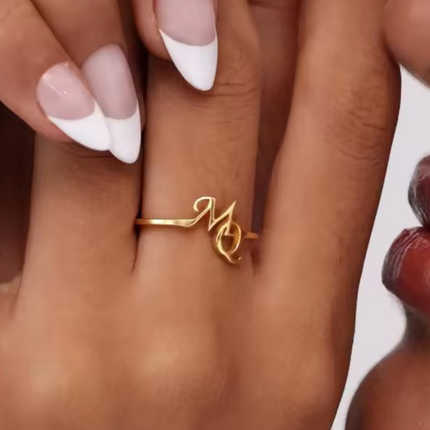 Bague Initiales - Personnalisé