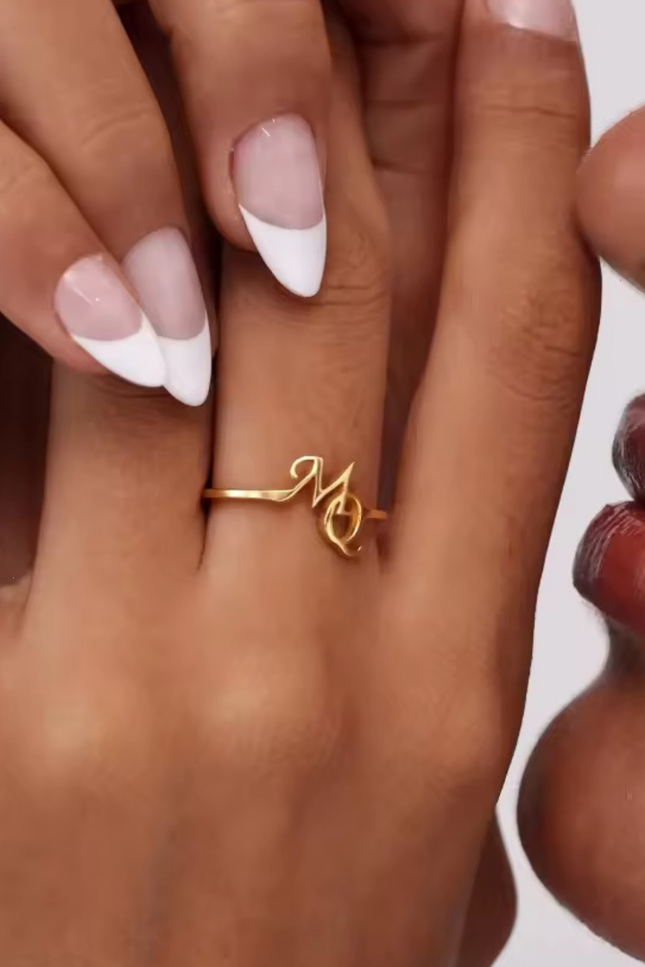 Bague Initiales - Personnalisé