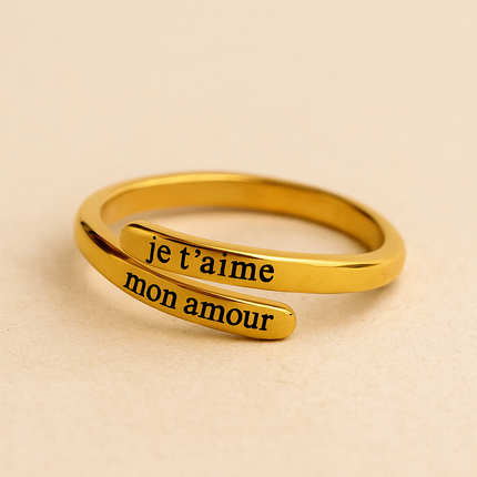 Bague Sentiment - Personnalisé