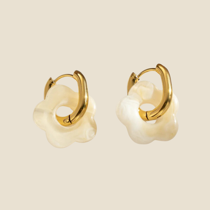 Boucles d’oreilles Lyria - Nacrée