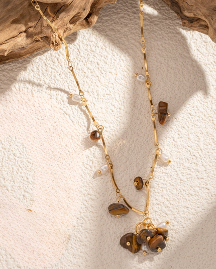 Collier Natura - Chocolat