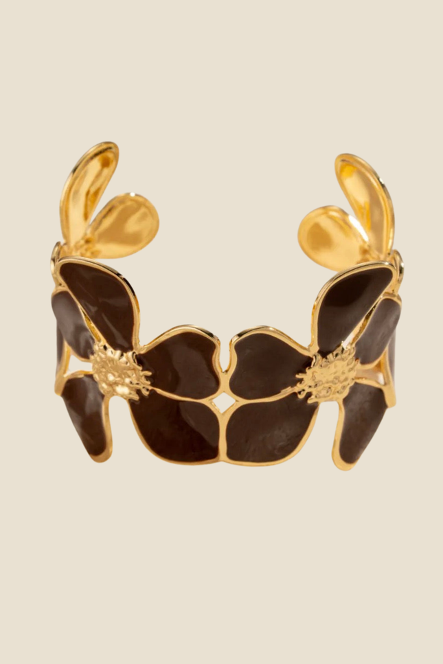 Bracelet Flora - Chocolat