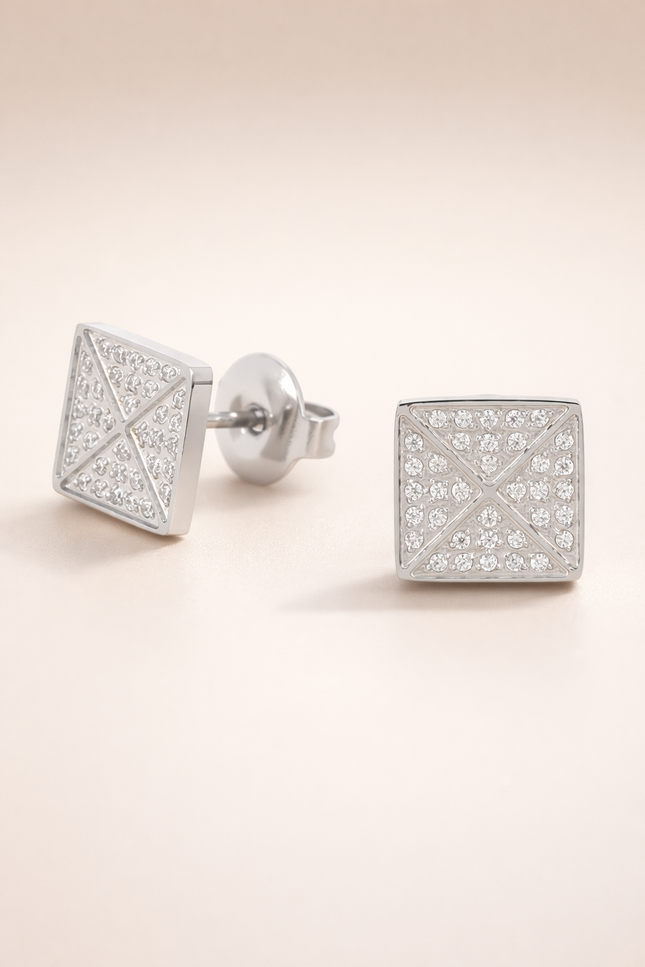 Boucles d’oreilles Zia - Argentée