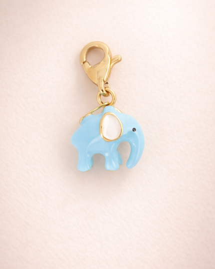 Charm Eléphant - Doré