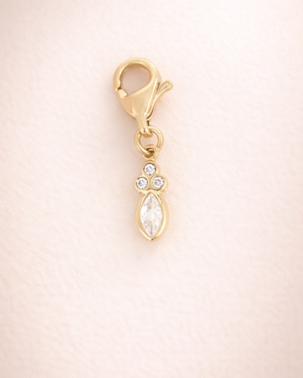 Charm Cristal - Doré