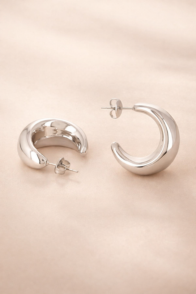 Boucles d’oreilles Romy - Argentée