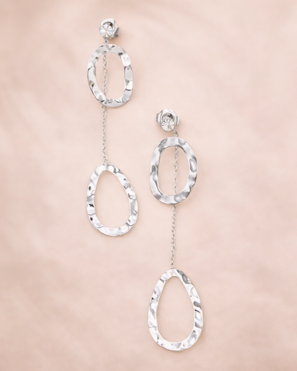 Boucles d’oreilles Ora - Argentée