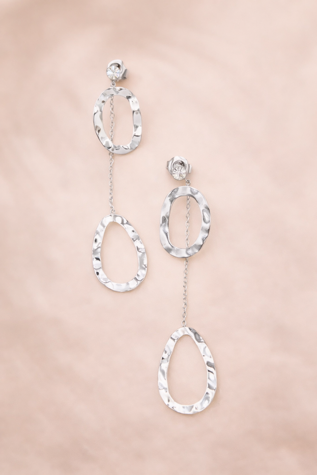 Boucles d’oreilles Ora - Argentée