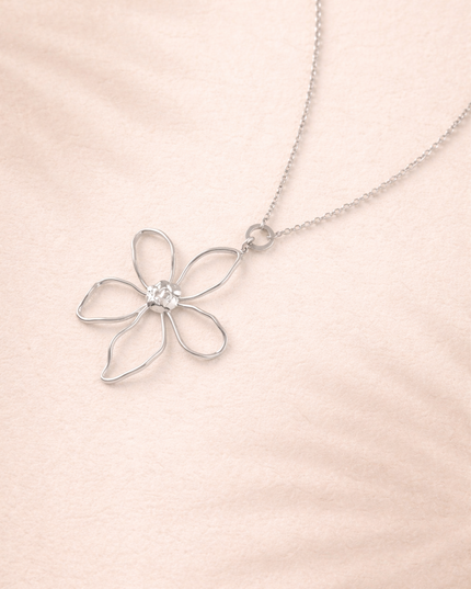 Collier Sautoir Dérya - Argenté