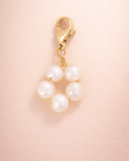 Charm Perles - Doré