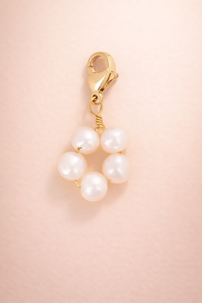 Charm Perles - Doré
