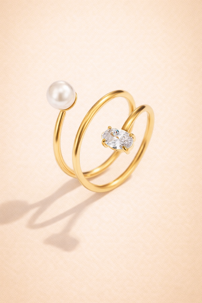 Bague Zéna - Dorée