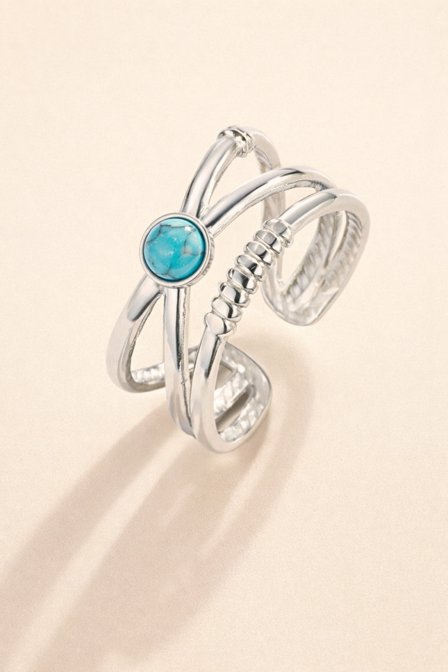 Bague Iris - Argentée