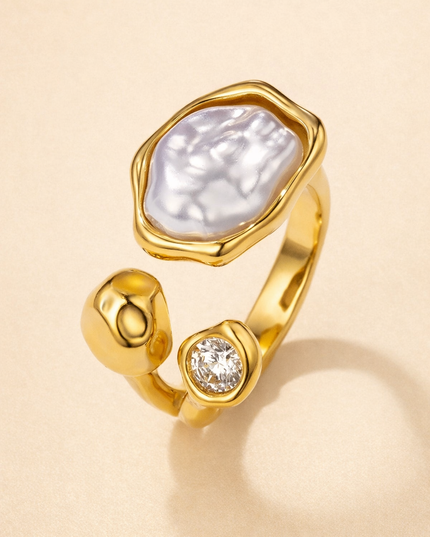 Bague Naïa  - Dorée