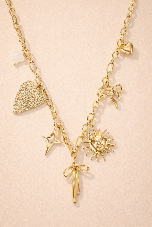 Collier Céleste- Doré