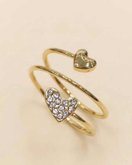Bague Étreinte  - Dorée