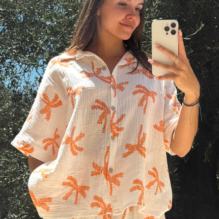 Chemise imprimée - Palmier