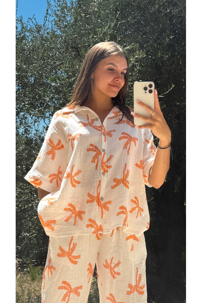 Chemise imprimée - Palmier