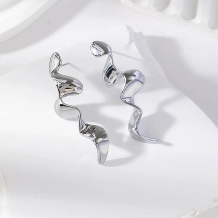 Boucles d'oreilles Haliana - Argentée