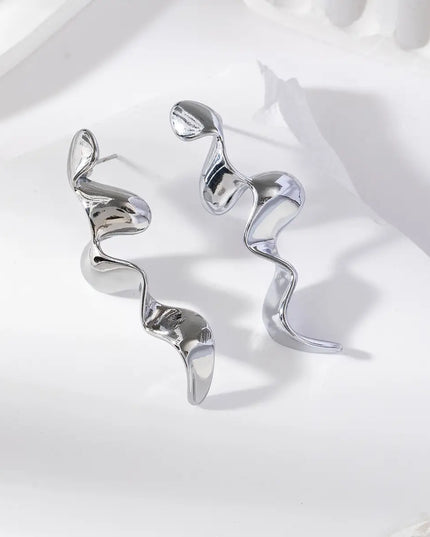 Boucles d'oreilles Haliana - Argentée