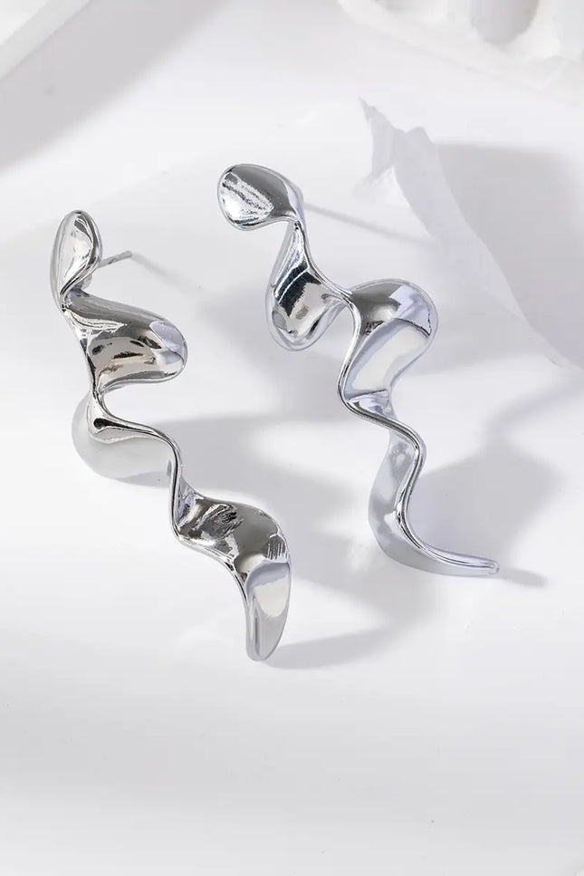 Boucles d'oreilles Haliana - Argentée