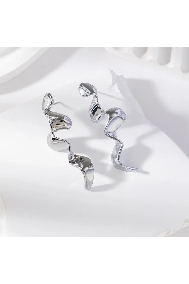 Boucles d'oreilles Haliana - Argentée