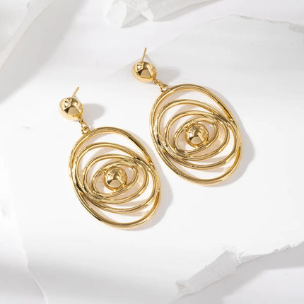 Boucles d'oreilles Calya - Dorée
