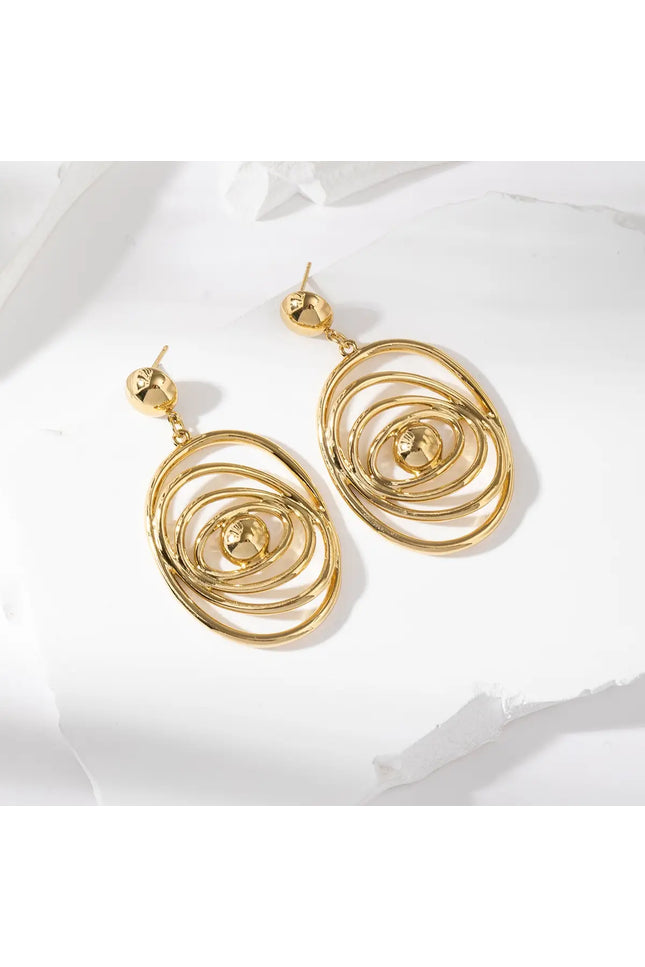 Boucles d'oreilles Calya - Dorée